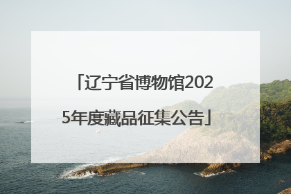 辽宁省博物馆2025年度藏品征集公告