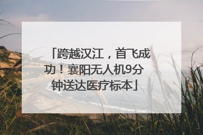 跨越汉江，首飞成功！襄阳无人机9分钟送达医疗标本