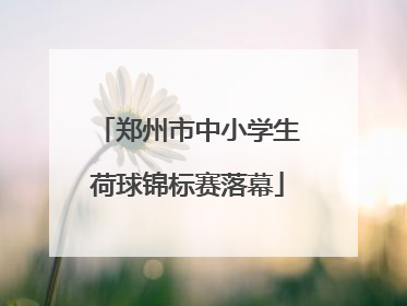 郑州市中小学生荷球锦标赛落幕