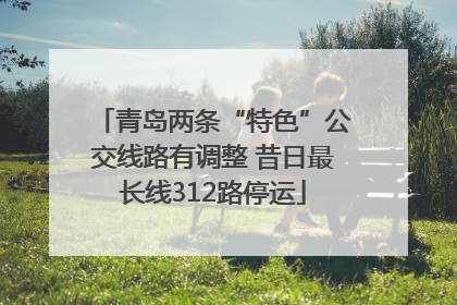 青岛两条“特色”公交线路有调整 昔日最长线312路停运