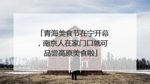 青海美食节在宁开幕，南京人在家门口就可品尝高原美食啦