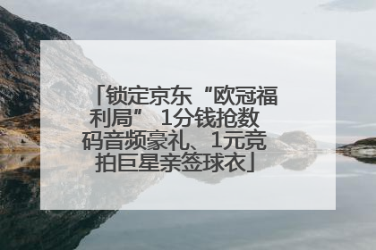 锁定京东“欧冠福利局” 1分钱抢数码音频豪礼、1元竞拍巨星亲签球衣