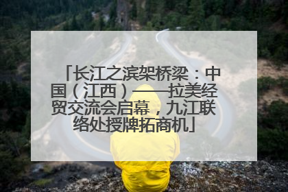 长江之滨架桥梁：中国（江西）——拉美经贸交流会启幕，九江联络处授牌拓商机