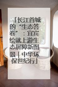 长江首城的“生态答卷”：宜宾绘就上游生态屏障新图景｜中华环保世纪行
