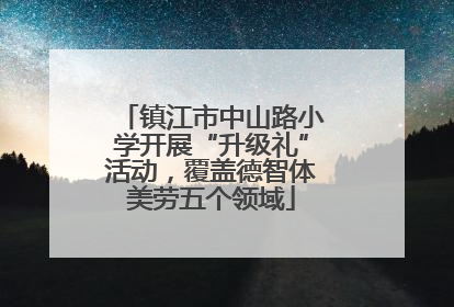 镇江市中山路小学开展“升级礼”活动，覆盖德智体美劳五个领域