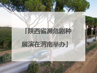 陕西省濒危剧种展演在渭南举办