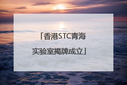 香港STC青海实验室揭牌成立