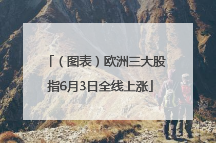 （图表）欧洲三大股指6月3日全线上涨