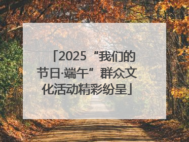 2025“我们的节日·端午”群众文化活动精彩纷呈
