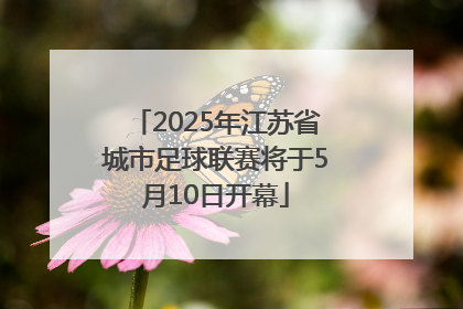 2025年江苏省城市足球联赛将于5月10日开幕
