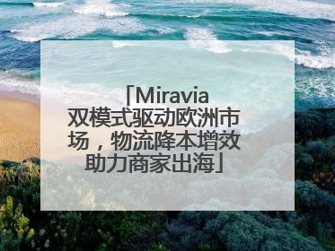 Miravia双模式驱动欧洲市场，物流降本增效助力商家出海